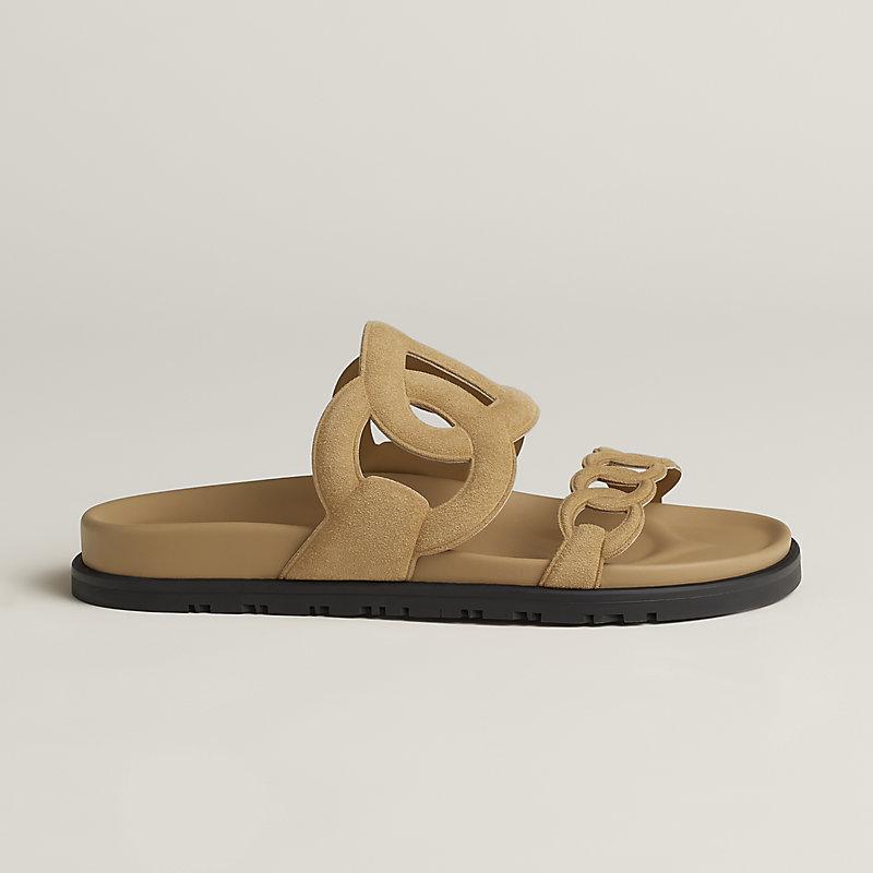 Dép Hermes Extra Sandal Nữ Be